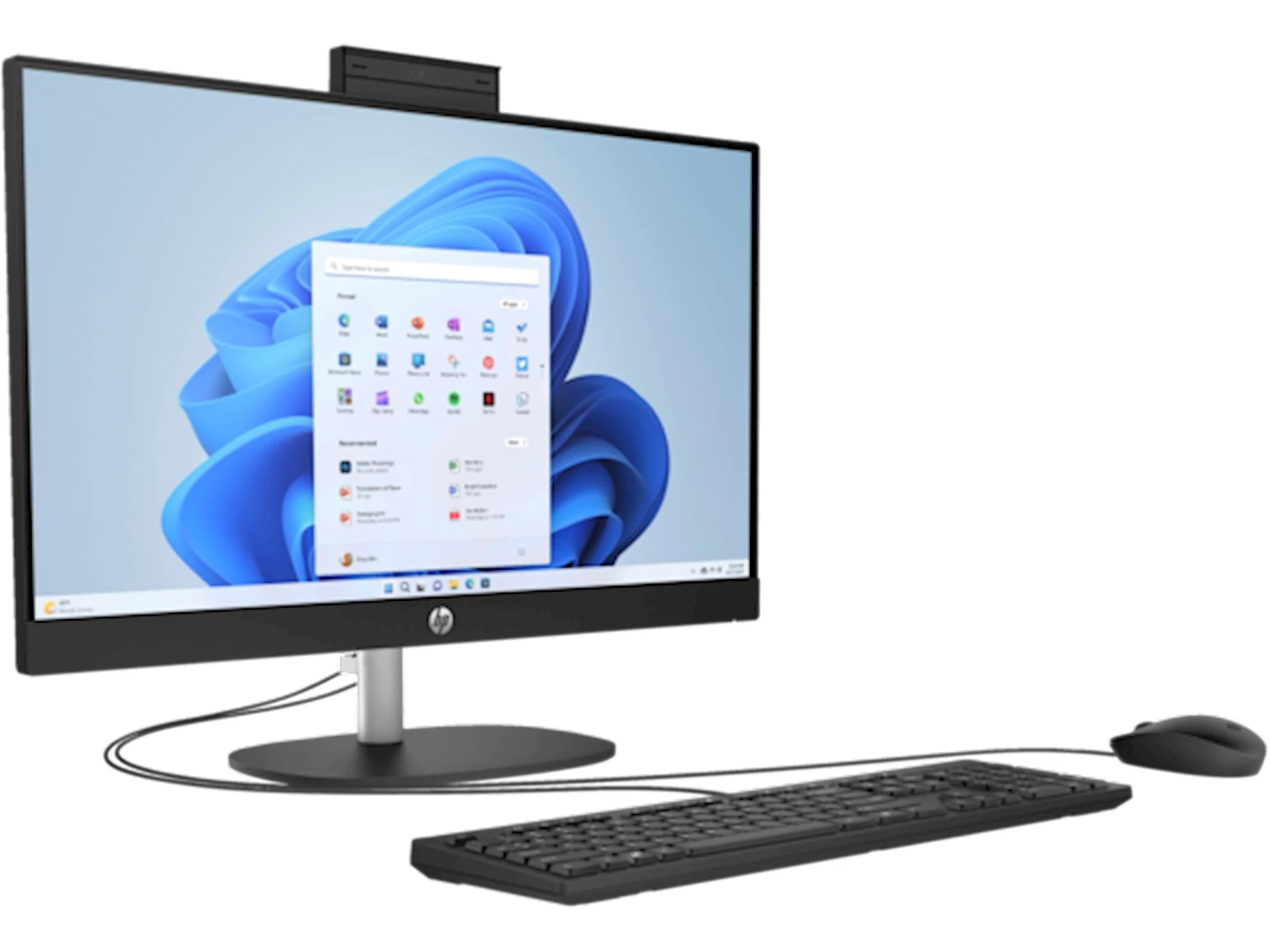 AIO 27.0” HP  27-cr0039ci / Intel Core i3-N300 / 8GB / 512GB SSD / Jet Black photo 2