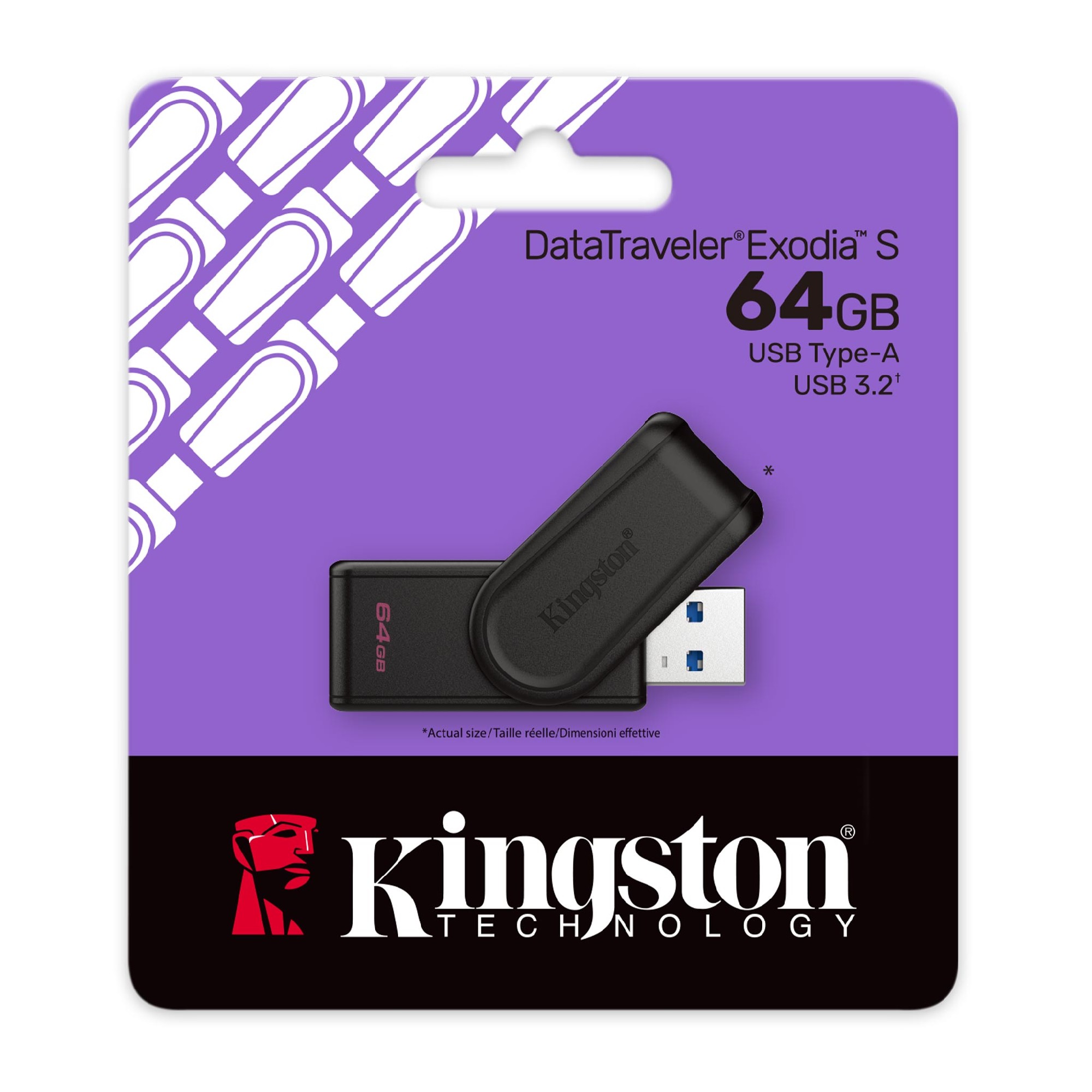 Flash Drive USB Kingston DataTraveler Exodia S / 64GB / 100 MByte/s photo 3