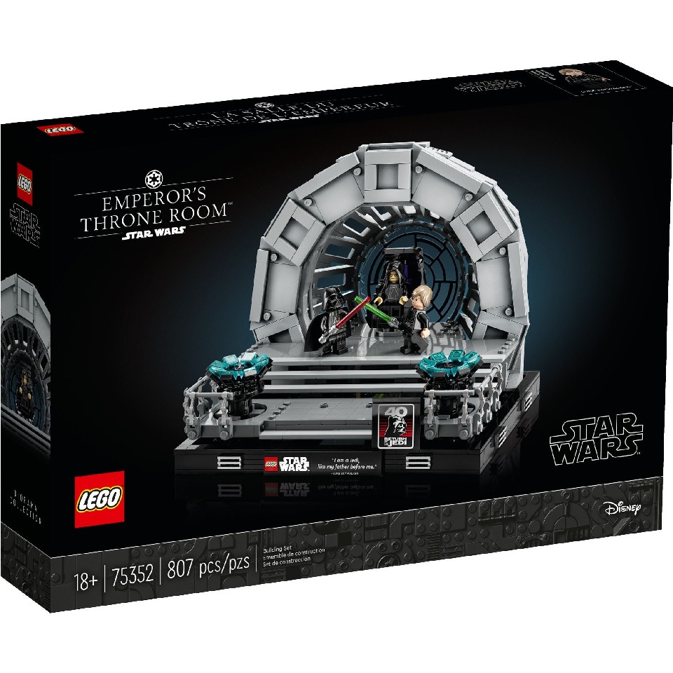 Lego Star Wars 75352 Диорама Тронный зал Императора photo 1