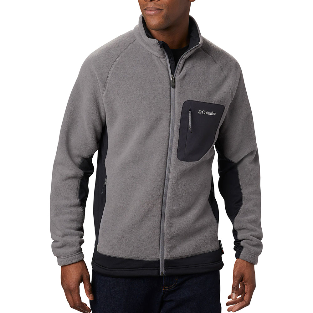 Hanorac pt bărbați Columbia M Polar Powder Full Zip S Gri photo 1
