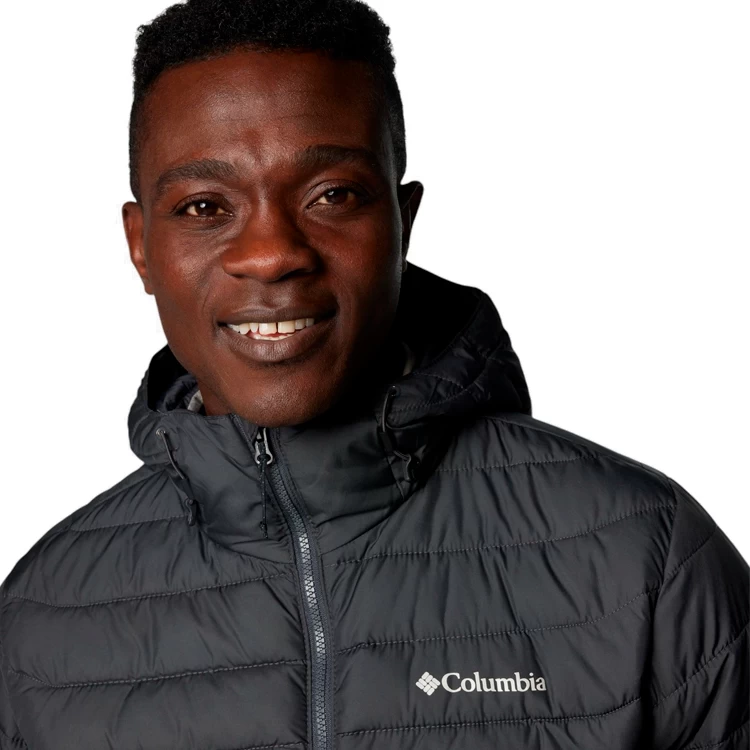Куртка мужская Columbia Powder Lite II Hooded Jacket XXL Серый/Черный photo 5