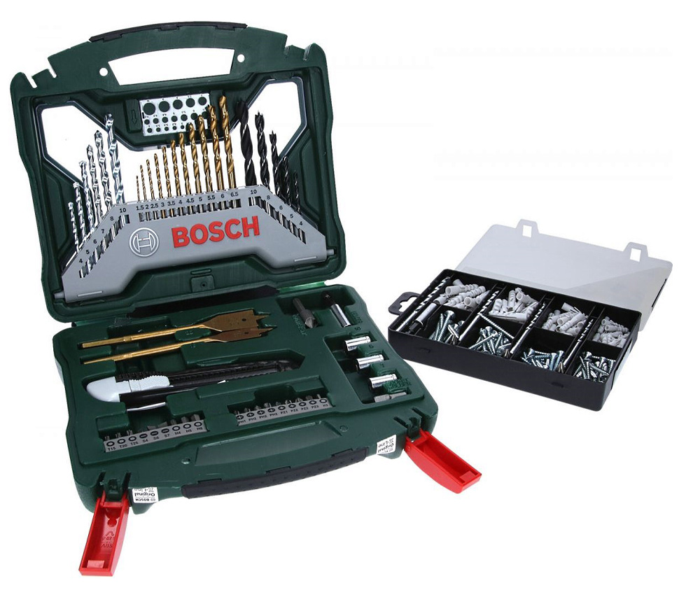 Set de instrumente Bosch X-Line 50+FixingSet (2607017523) photo 2