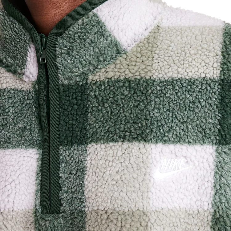 Мужская Толстовка Nike M NK CLUB SSNL WNTRZD AOP HZ S Белый/Зеленый photo 5