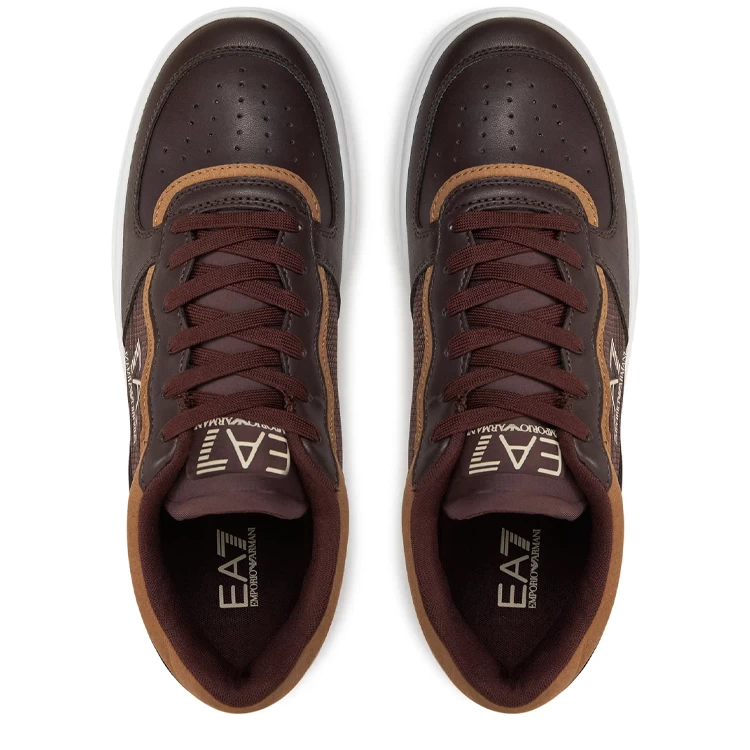 Incaltaminte Sport EA7 EMPORIO ARMANI PREMIUM COURT pt Barbati / 43.5 / Maro photo 4