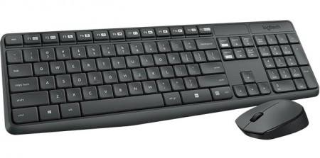 Logitech Wireless Combo MK235, Keyboard &amp; Mouse, USB, Retail - RUS photo 1