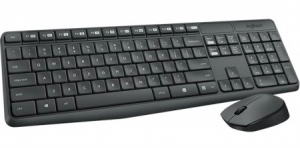 Logitech Wireless Combo MK235, Keyboard &amp; Mouse, USB, Retail - RUS 