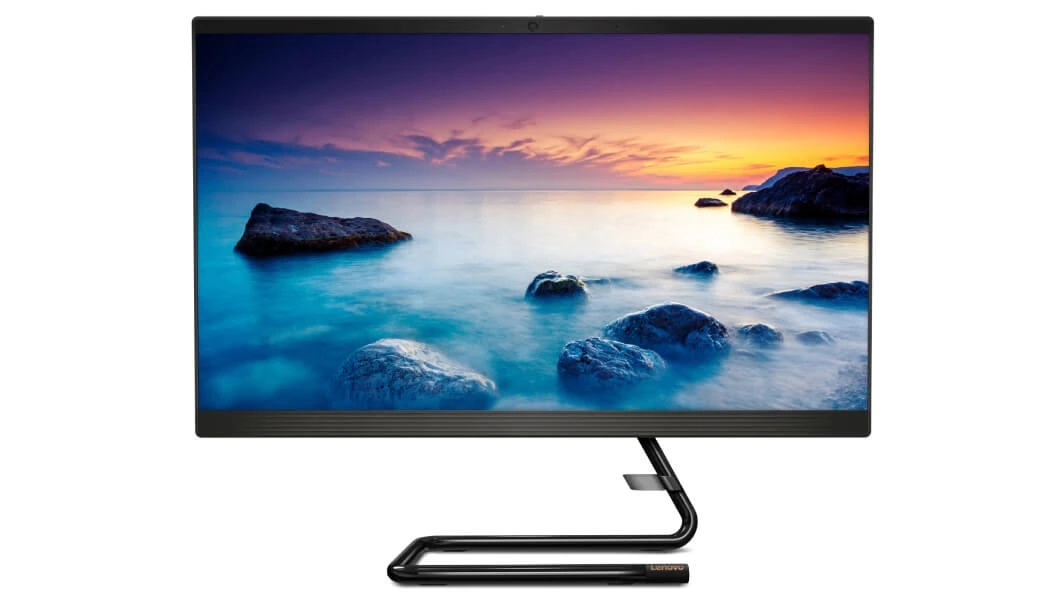 All-in-One PC - 23.8" Lenovo IdeaCentre 3 24ALC6, 23.8 FHD IPS, AMD Ryzen™ 5 5500U, 8GB (2x4) DDR4 RAM, 512GB SSD PCIe NVMe, AMD Radeon™ Graphics, no ODD, HD Cam, LAN, WiFi 11ax 2x2+BT 5.0, Wireless KB&amp;MS, DOS, Black, 6.8 kg. photo 1