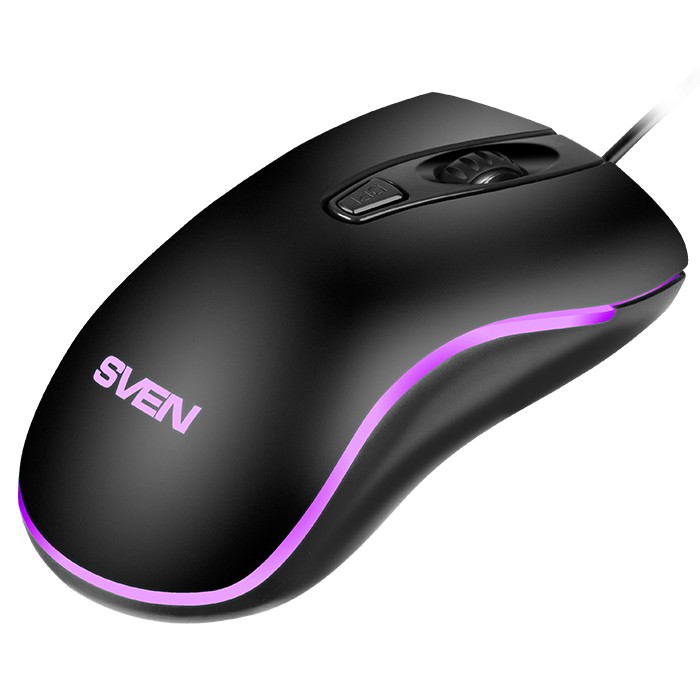 Оптическая Мыши SVEN RX-530S / 1200 dpi / USB / Black photo 2