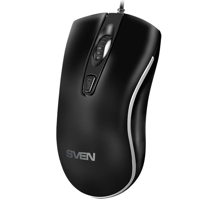 Оптическая Мыши SVEN RX-530S / 1200 dpi / USB / Black photo 3