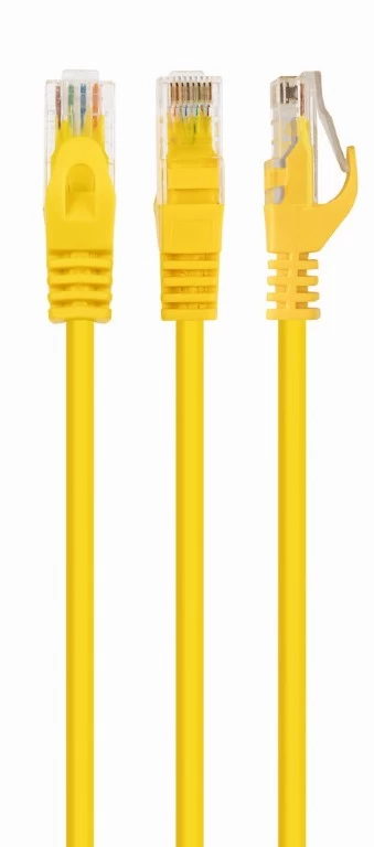 UTP Cat6 Patch cord, 0.5 m, Yellow photo 1