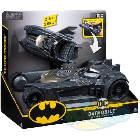 Spin Master 6055952 Batmobile Dc Batman 2 In1 photo 1