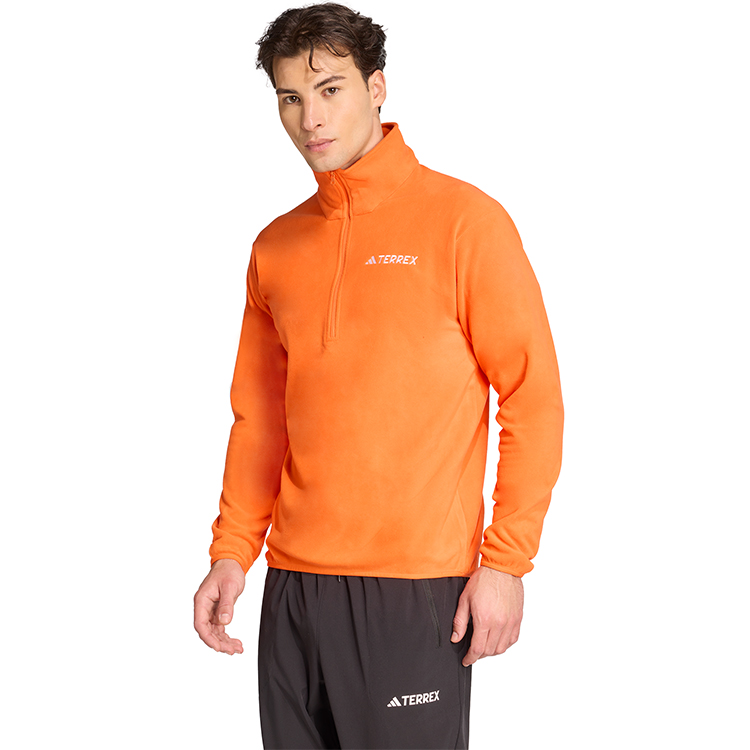 Hanorac pt bărbați Adidas MT ESS HZ FL S Oranj photo 1 Hanorac pt bărbați Adidas MT ESS HZ FL S Oranj photo 1