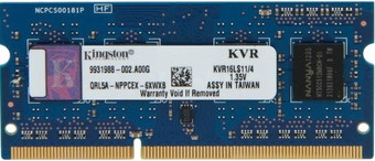 4GB DDR3L-1600 SODIMM Kingston ValueRam, PC12800, CL11, 1.35V photo 1
