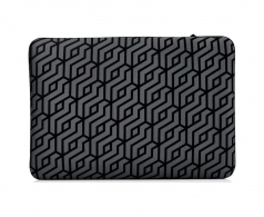 15.6" NB Bag - HP Chroma Geo, Durable Neoprene Reversible Sleeve, zipper-less, (Black/Silver). 