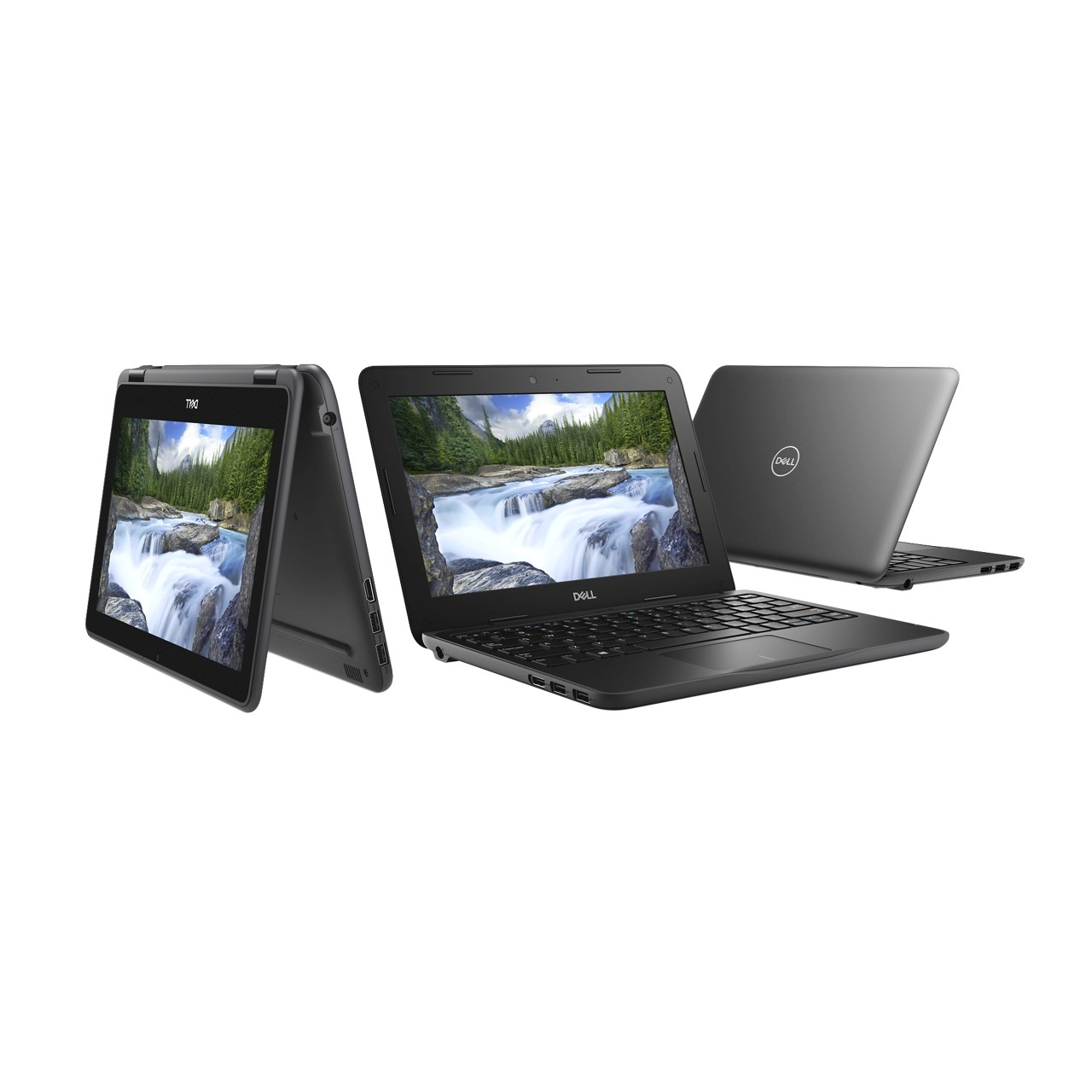DELL Latitude 3190 Black 2-in-1, 11.6'' HD Touch Gorilla Glass (Intel® Pentium N5030, 4GB DDR4, M.2 128GB NVMe SSD, Intel® UHD Graphics 605, no OD, CardReader, WiFi-AC+BT4.2, non Backlit KB, 3cell 42Whr, HD Webcam, Win10Pro) photo 1