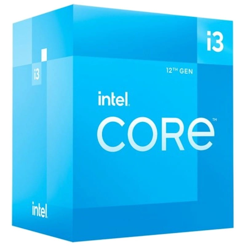 Intel® Core™ i3-12100F, S1700, 3.3-4.3GHz, 4C(4P+0Е) / 8T, 12MB L3 + 5MB L2 Cache, No Integrated GPU, 10nm 60W, Box photo 1