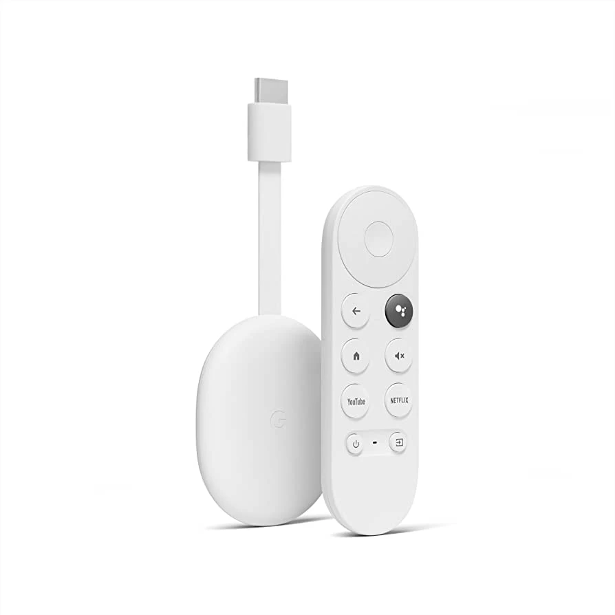 Google Chromecast with Google TV 4K, Snow, Streaming Stick Entertainment with Voice Search, Watch Movies, Live TV in 4K HDR photo 1