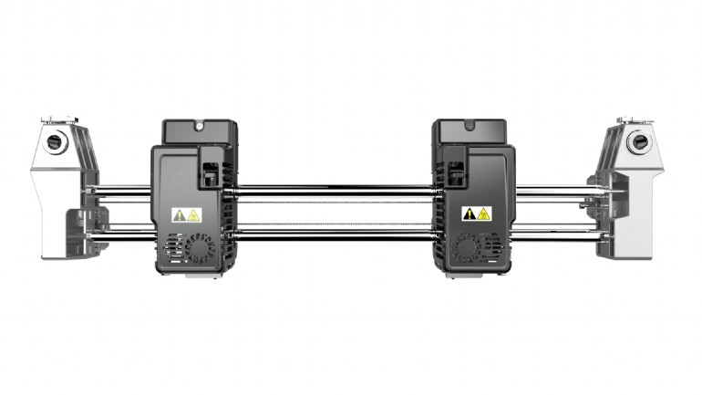 Gembird 3D Printer Flashforge Creator3 Pro, FFF, Fully-Closed Design & Auto-Temperature Control System, Very Large Build Size, Connection USB stick / Ethernet / WIFI, Filament detecting sensor, Printing speed: 10~150 mm, Filament: PLA/ABS/PETG/PA/PC/HIPS/ photo 10