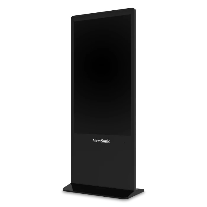 ViewSonic EP5542, Digital ePoster Kiosk, 55” (3840x2160), Portrait Mode Only, 16/7, 400nits, 1300:1, 2GB RAM / 16GB Storage, HDMI x 3, DisplayPort, LAN (RJ-45), USB-A x 3, Audio Line-in/Out, Android OS, Speakers 2 x 10W, Black photo 3