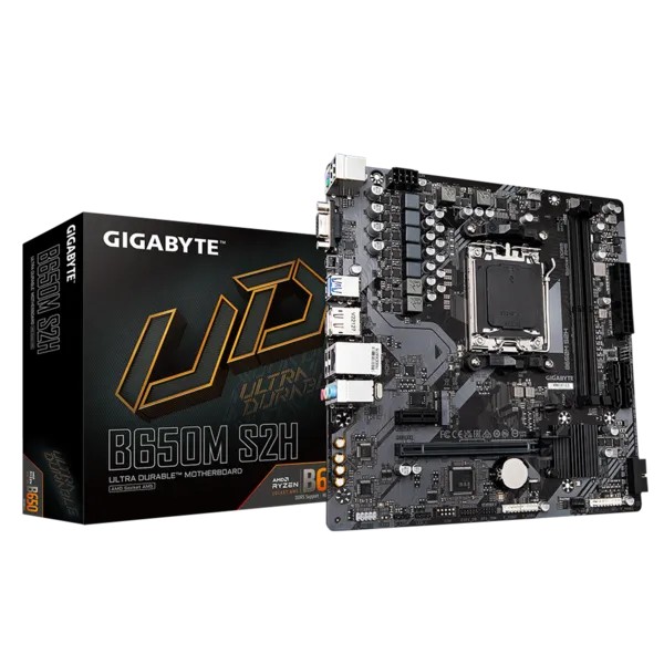 Placa de baza GIGABYTE B650M S2H / AM5 / B650 / DDR5 / mATX photo 1