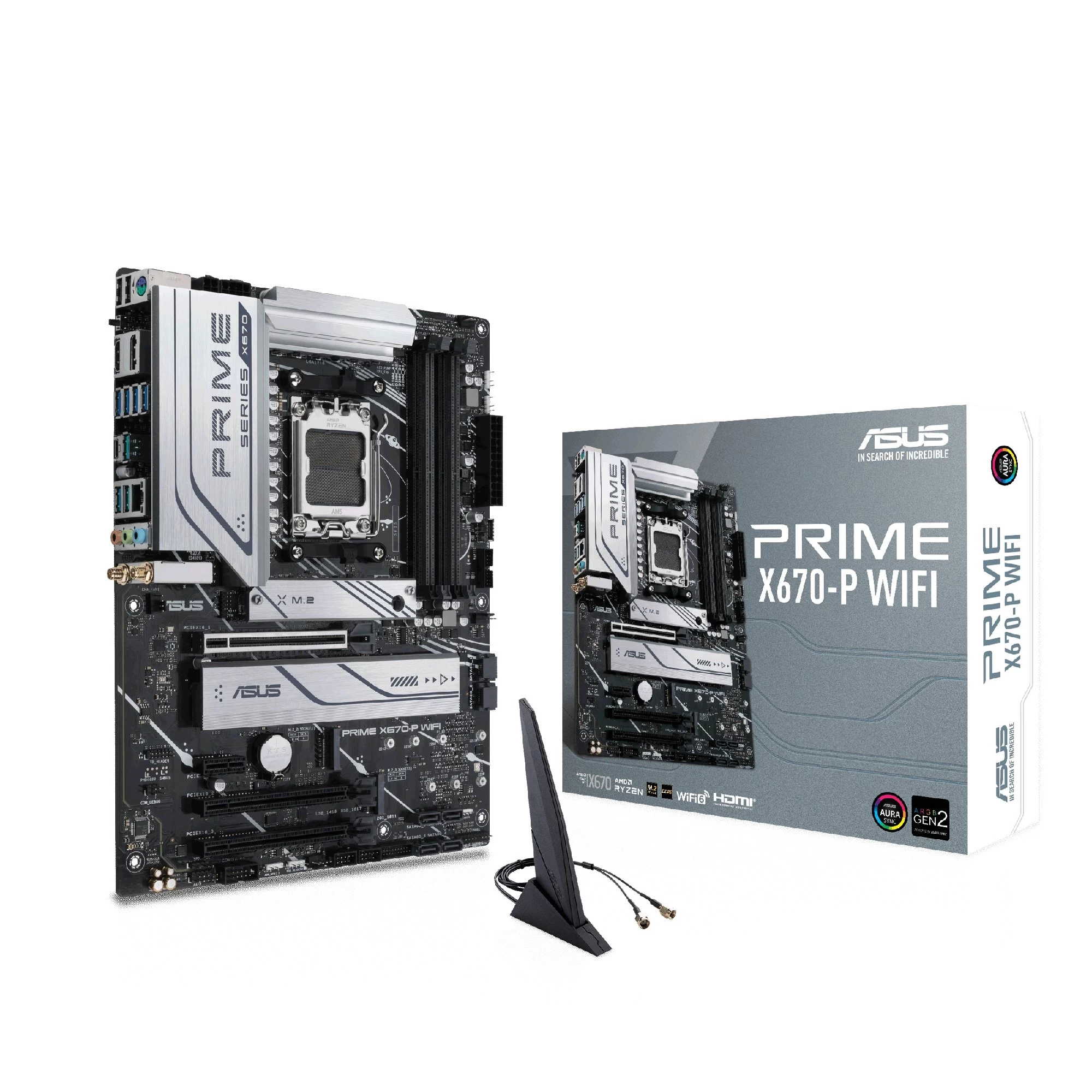 Placa de baza ASUS PRIME X670-P WIFI / AM5 / AMD X670 / DDR5 / ATX photo 1