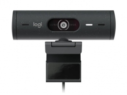 Camera web Logitech Brio 500 / 1080p / auto light correction / 4MP / stereo mic / USB-C / Graphite thumbnav 3
