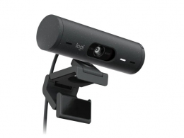 Camera web Logitech Brio 500 / 1080p / auto light correction / 4MP / stereo mic / USB-C / Graphite thumbnav 4