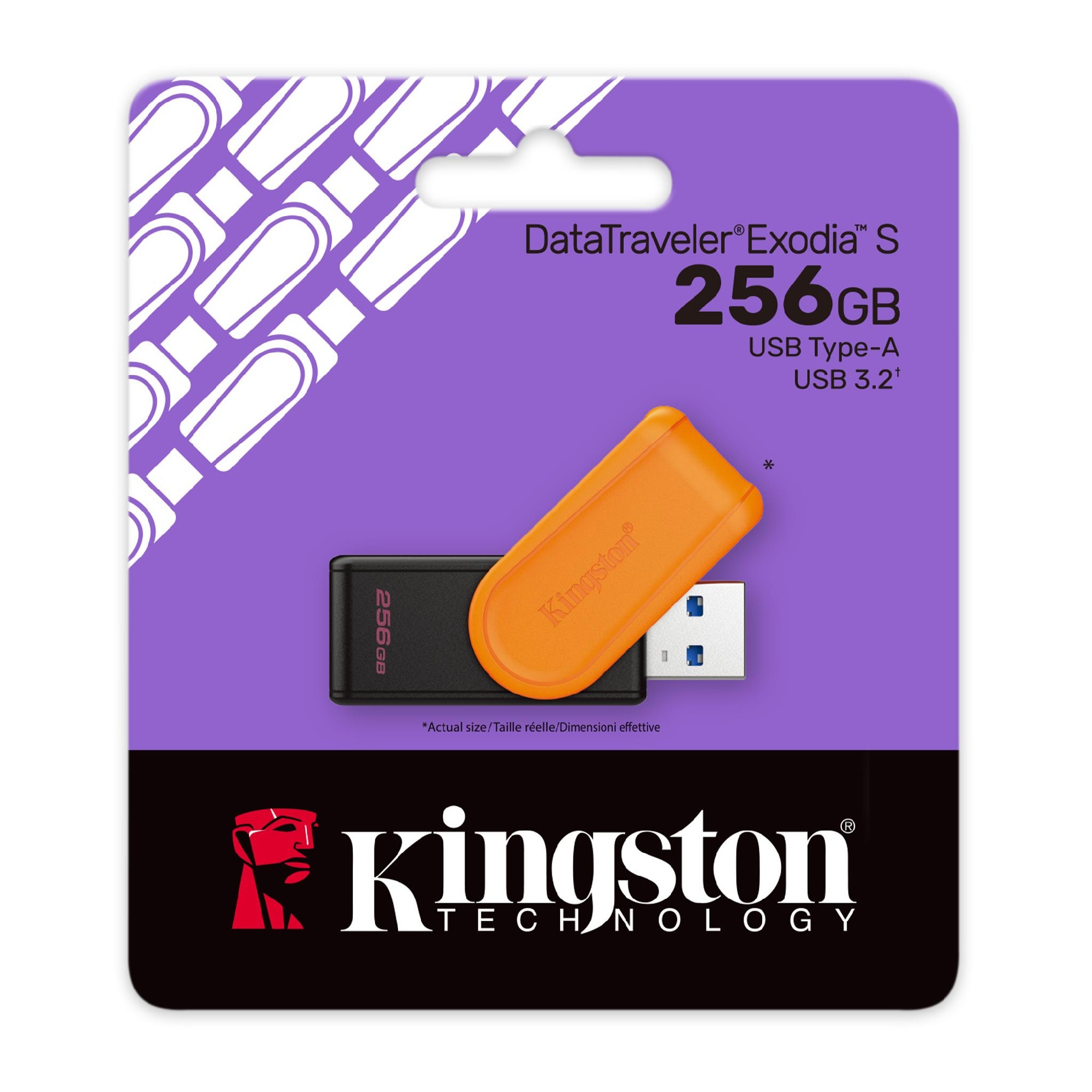 Flash Drive USB Kingston DataTraveler Exodia S / 256GB / 100 MByte/s photo 3