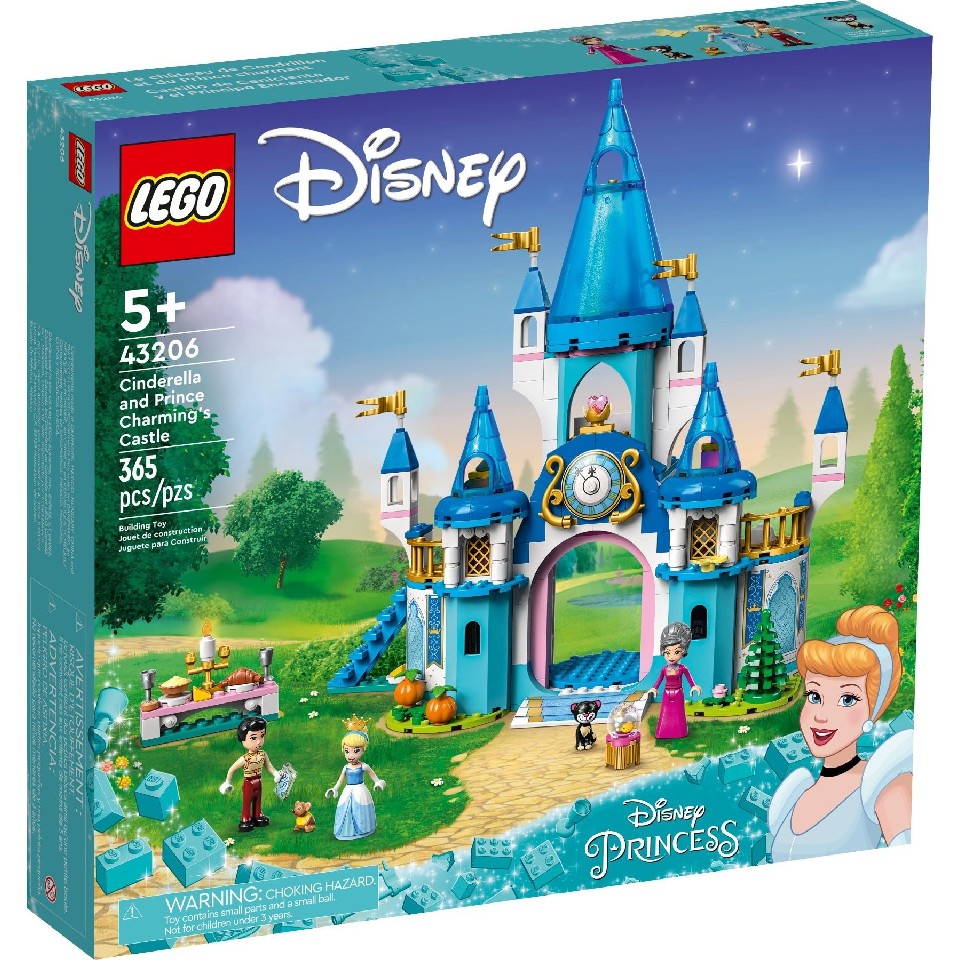 Lego Disney Princess 43206 Cinderella And Prince Charming'S Castle photo 1