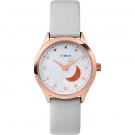 Celestial 32mm Leather Strap Watch 