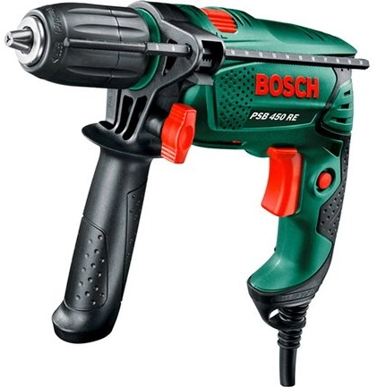 Masina de gaurit cu percutie Bosch PSB 450 RE photo 1