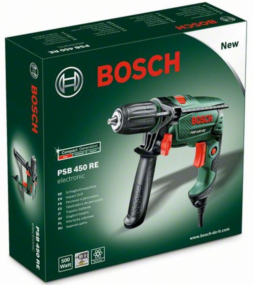 Дрель ударная Bosch PSB 450 RE photo 3