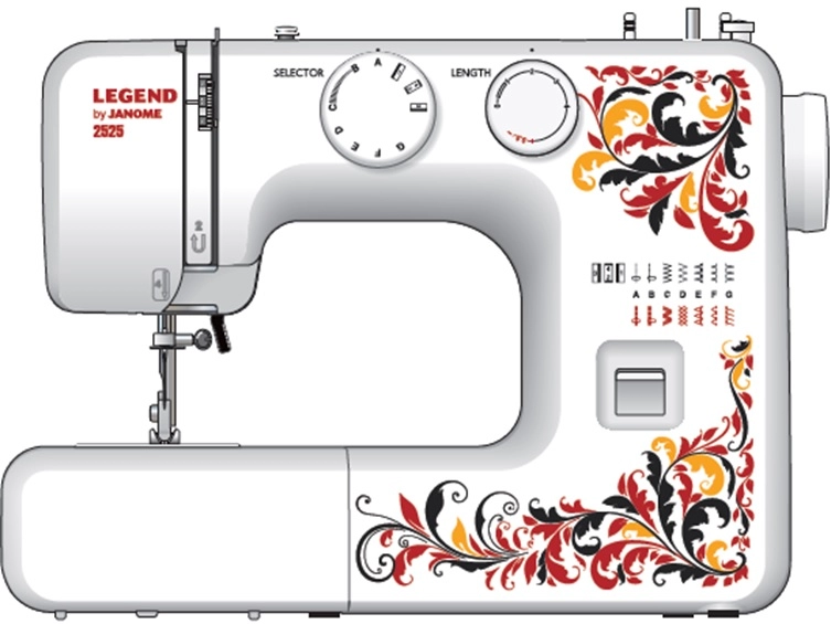 Швейная машина Janome 2525, Белый photo 1