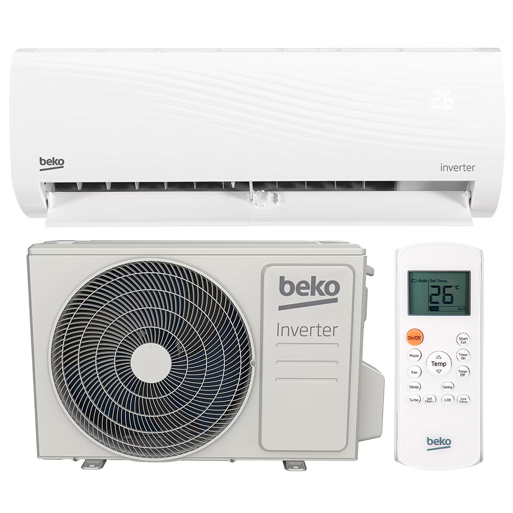 Aparat de aer conditionat Beko BRHPG125 12000 BTU / 35 m2 / Invertor / R32 / A++ photo 1 Aparat de aer conditionat Beko BRHPG125 12000 BTU / 35 m2 / Invertor / R32 / A++ photo 1