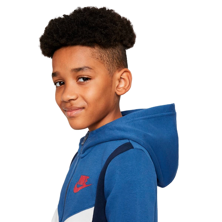 Толстовка Nike B NSW HYBRID FLC FZ HOODIE BB / Мужской / XL / Синий photo 4