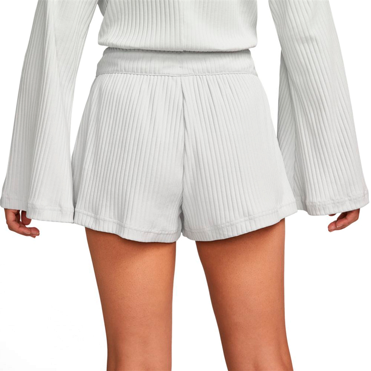 Шорты Nike W NSW RIB JRSY SHORT L Серый Женский photo 5