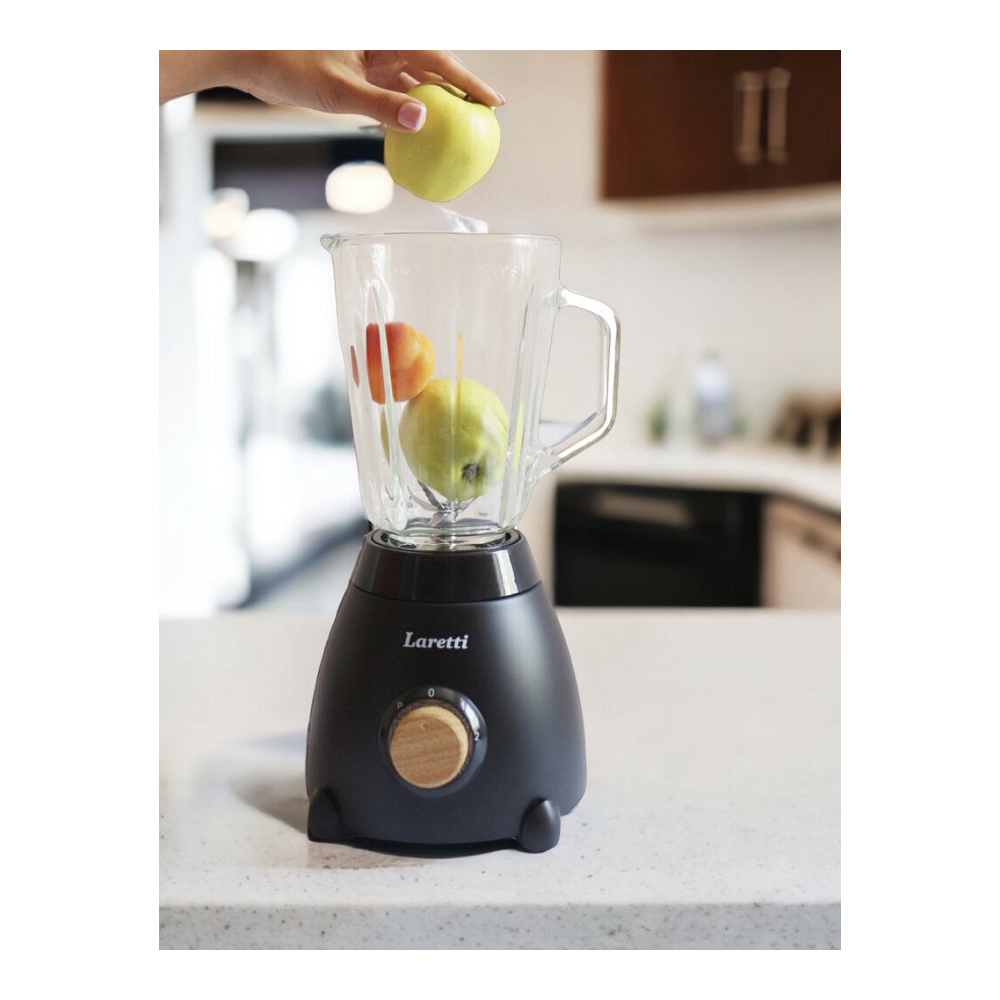 Blender Stationar Laretti LRFP7325 Negru / 2 viteze / ml photo 7