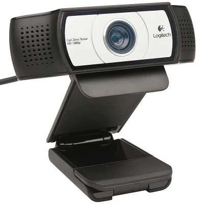Logitech Business C930e Webcam, 2 omni directional Microphones, Autofocus, Full HD 1080p 30fps/720p 60fps video streaming, H.264 video compression, Zoom to 4X, Tripod ready, RightLight2&amp;RightSound, USB 3.0 Ready photo 1