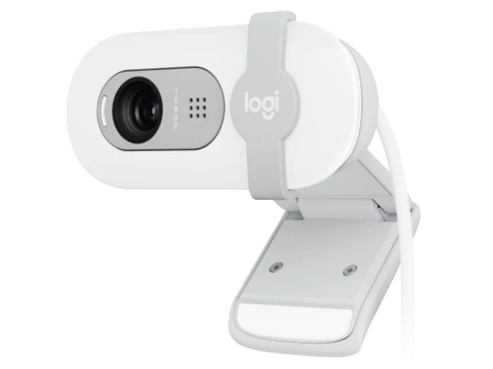 Camera web Logitech Brio 100 / 1080p/30fps / privacy shutter / mic / USB-A / Off-White photo 1