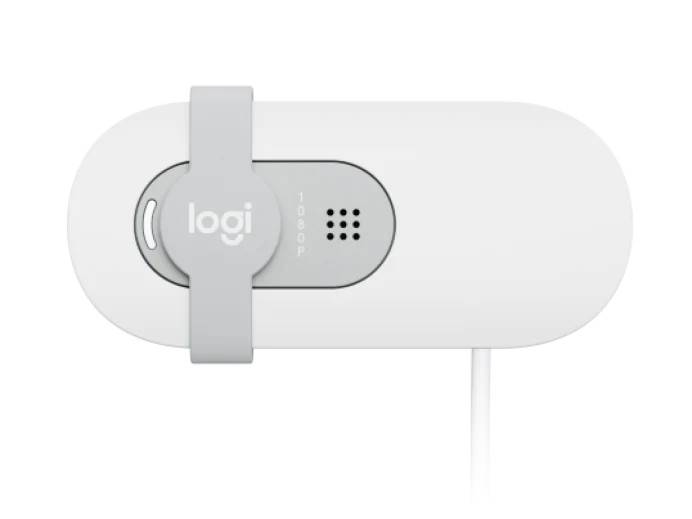 Camera web Logitech Brio 100 / 1080p/30fps / privacy shutter / mic / USB-A / Off-White photo 5