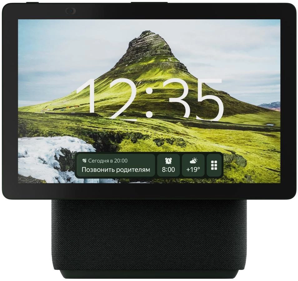 Умная колонка Yandex Station Duo Max with Alisa / 60W / Display 10.5” / FHD / Cam 13Mpx / Green photo 1