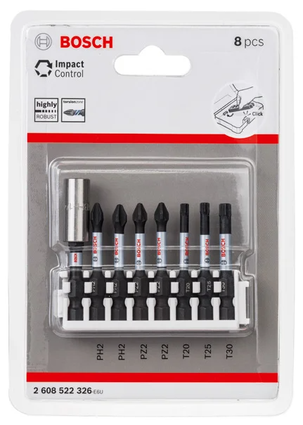 Набор бит Bosch Impact Power 50mm, 2608522326 photo 1 Набор бит Bosch Impact Power 50mm, 2608522326 photo 1