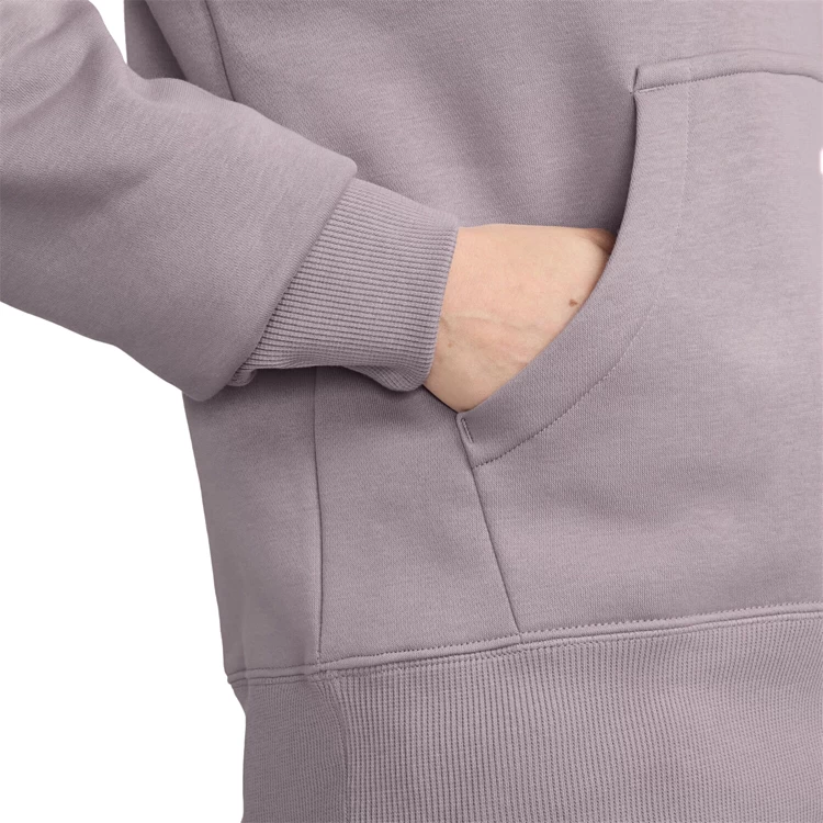 Hanorac Nike W NSW PHNX FLC STD PO LOGO HDY L Liliac Femei photo 4