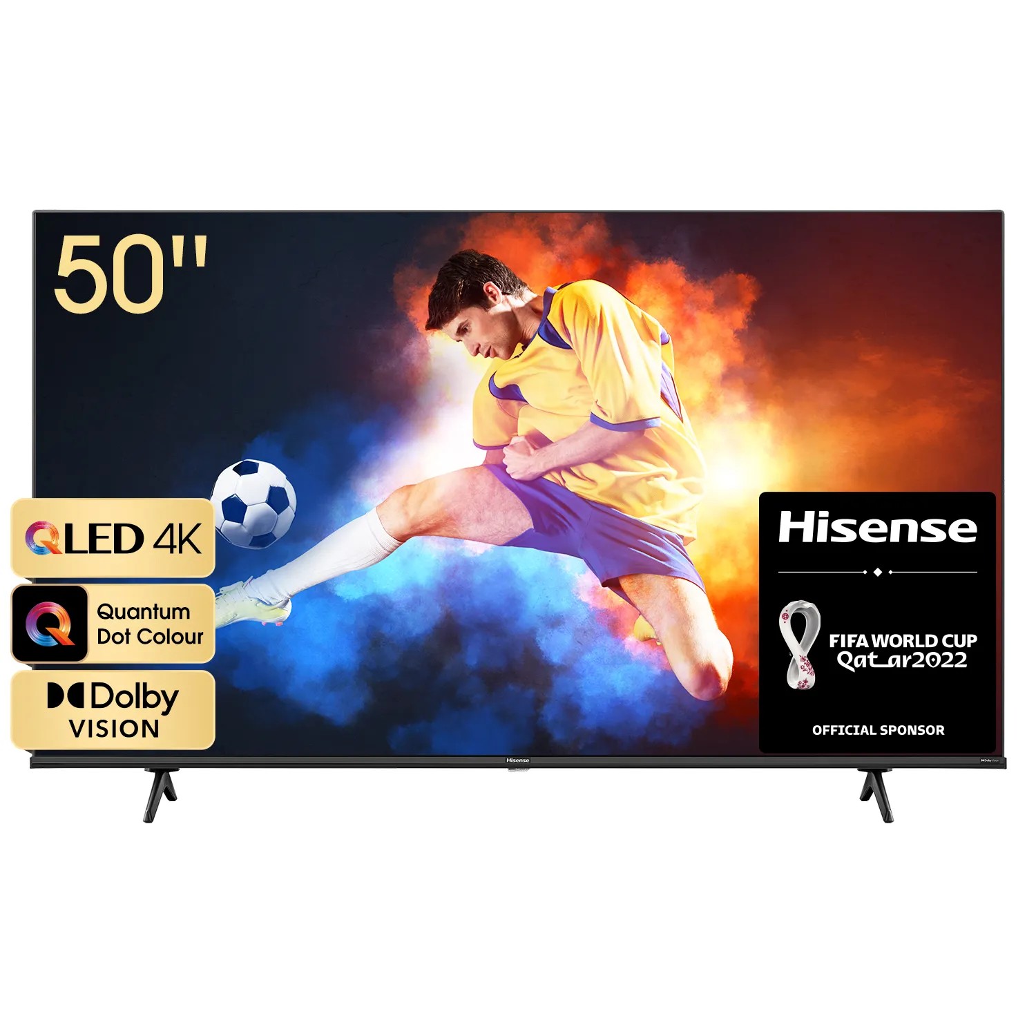 50" LED TV Hisense 50E7HQ, QLED Black (3840x2160 UHD Quantum Dot Display, SMART TV (VIDAA OS), 3 x HDMI2.0, 2 x USB, Wi-Fi (2.4GHz+5GHz), DVB-T/T2/C/S2, Speakers 2 x 7W Dolby Audio, VESA 200x300, 9.2 Kg) photo 1 50" LED TV Hisense 50E7HQ, QLED Black (3840x2160 UHD Quantum Dot Display, SMART TV (VIDAA OS), 3 x HDMI2.0, 2 x USB, Wi-Fi (2.4GHz+5GHz), DVB-T/T2/C/S2, Speakers 2 x 7W Dolby Audio, VESA 200x300, 9.2 Kg) photo 1