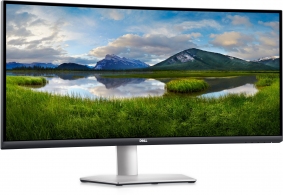 34.0" DELL VA LED S3422DW Curved Silver/Black (4ms, 21:9, 300M:1, 300cd, 3440 x 1440, 178°/178°, HDMI2.0 x 2, DisplayPort, Refresh Rate 100Hz, AMD FreeSync, Curvature 1800R, USB Hub: 2 x USB3.0, Speakers 2 x 5W, Audio Line out, Height Adjustment, VESA ) thumbnav 1