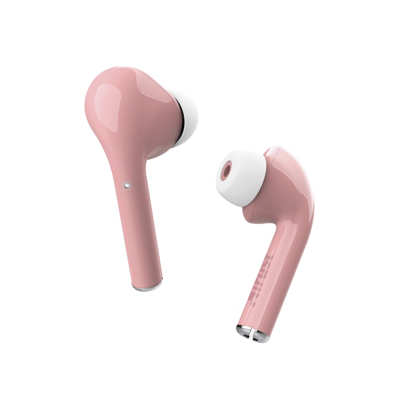 Casti Trust Nika Touch Bluetooth / Pink photo 1 Casti Trust Nika Touch Bluetooth / Pink photo 1