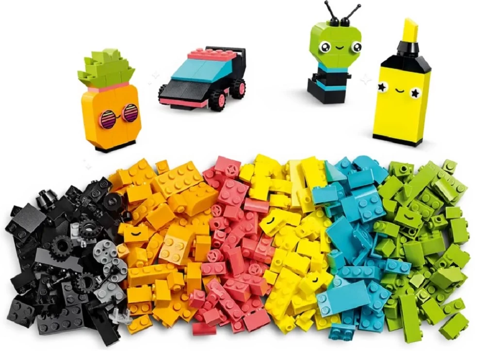 Constructor Lego Classic Creative Neon Fun 11027 de la 5+ ani photo 3