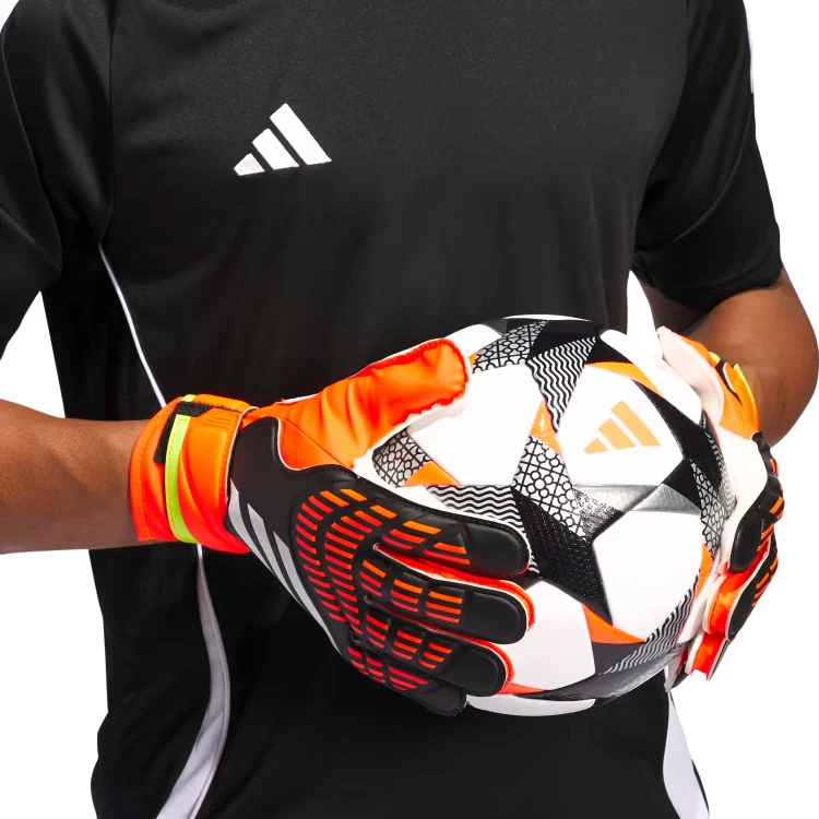 Перчатки вратарские Adidas PRED GL TRN Черный/Оранжевый photo 4