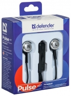 Casti cu fir Defender Pulse 427 black thumbnav 3