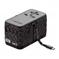Adaptor USB Type-C - USB Type-A Verbatim GaN III Universal Travel 85W  VER_32127 